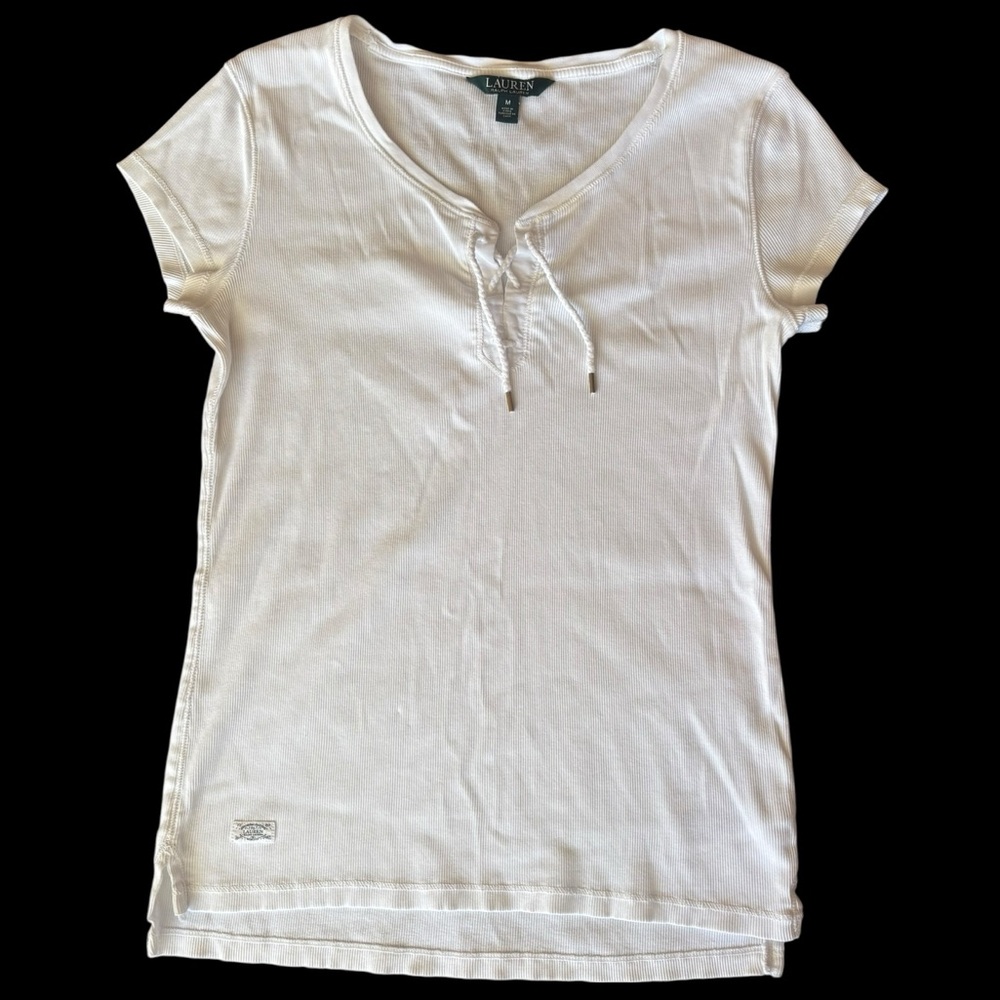 Ralph Lauren Cream Short Sleeve Tee
